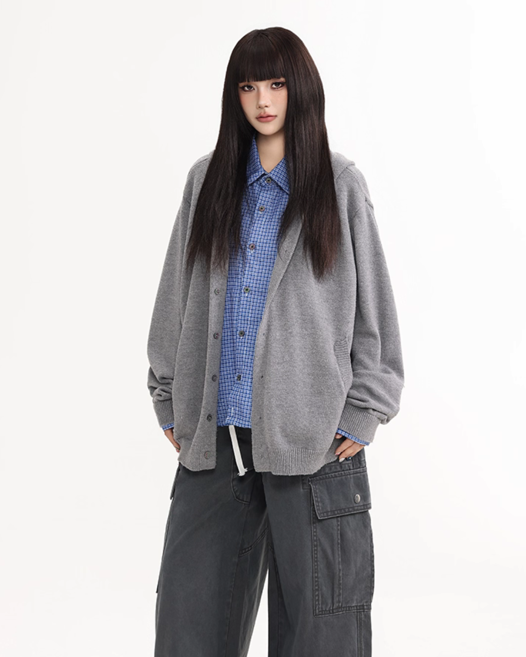 Two-Piece Knitted Cardigan Two-Piece Knitted Cardigan