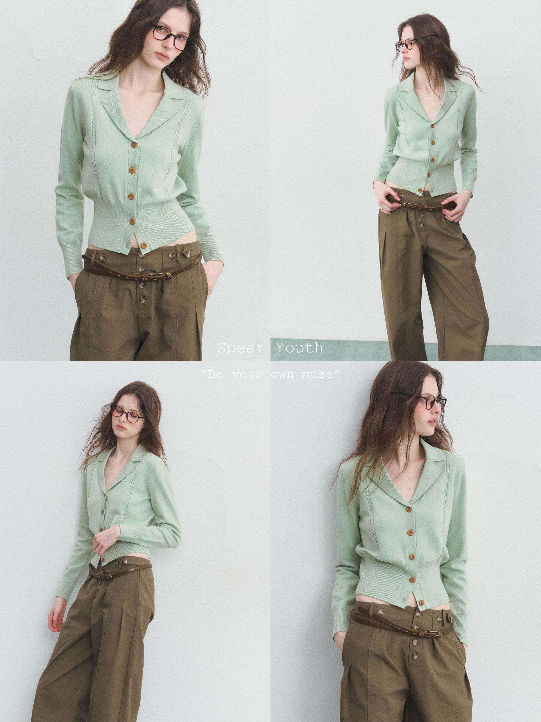 V-Neck Spring Knit Top V-Neck Spring Knit Top