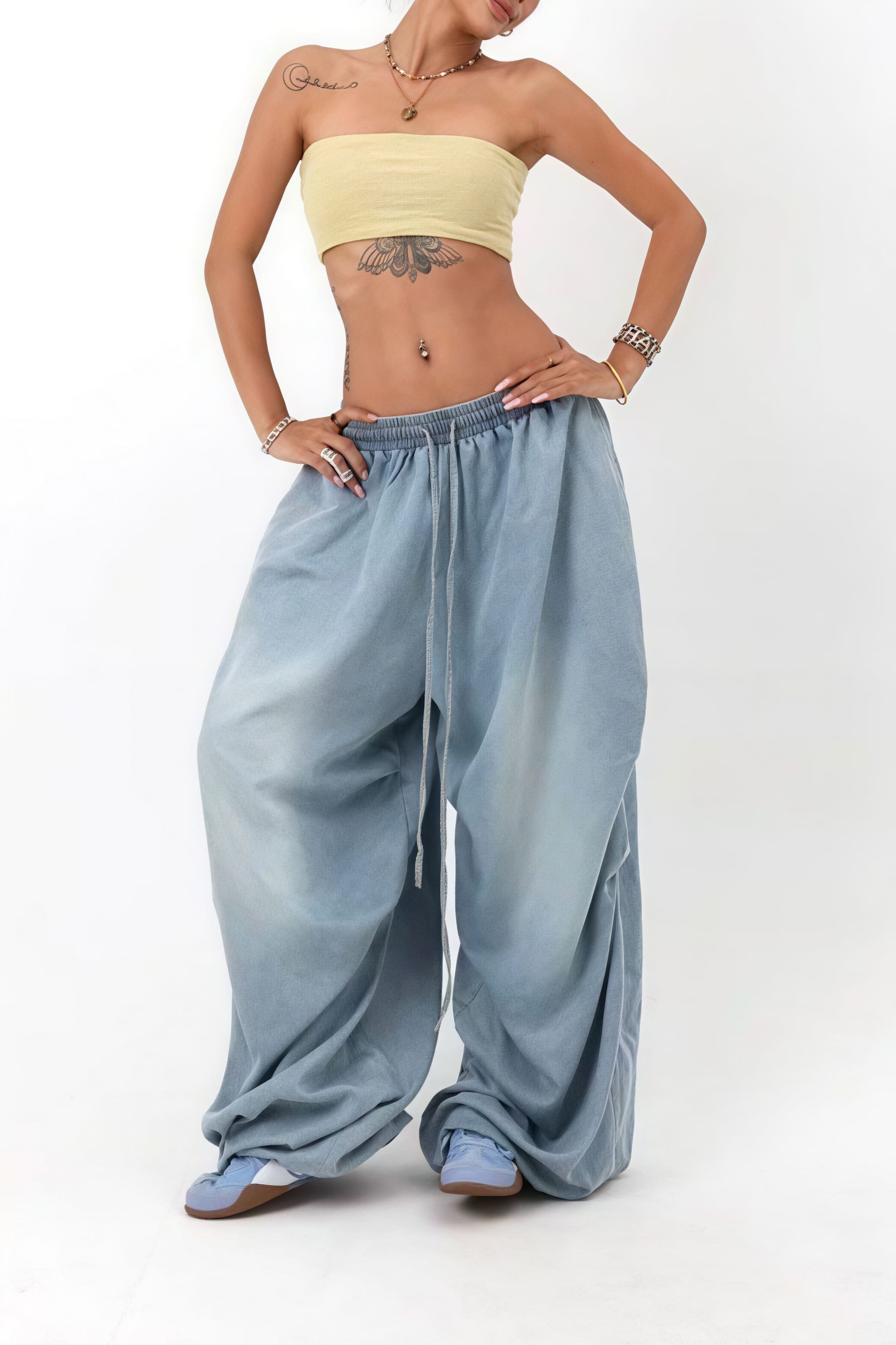 Versatile Vintage Wide Leg Loose Jeans Versatile Vintage Wide Leg Loose Jeans