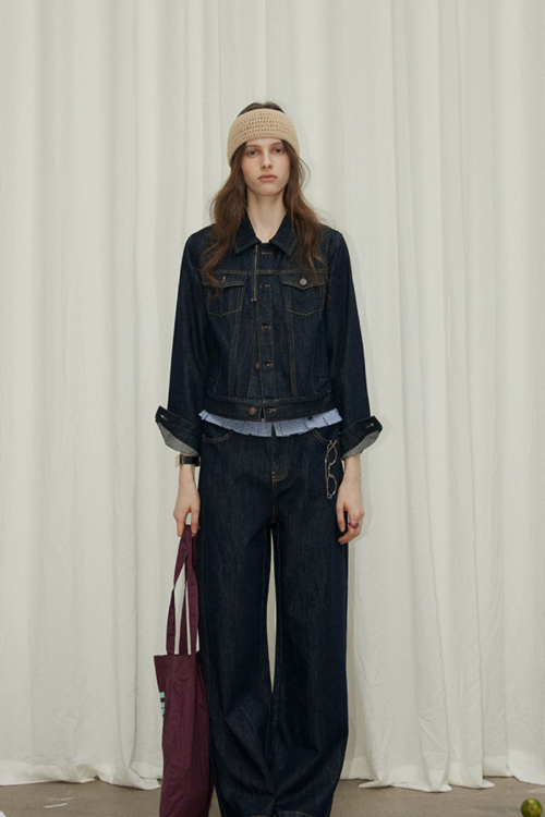 Vintage Blue Denim Jacket / Denim Pants