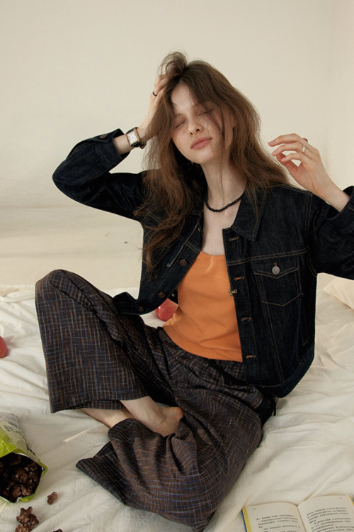 Vintage Blue Denim Jacket / Denim Pants