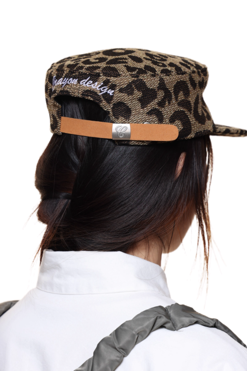 Vintage Casual Leopard Cap