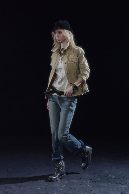 Vintage Corduroy Metal Buckle Jacket