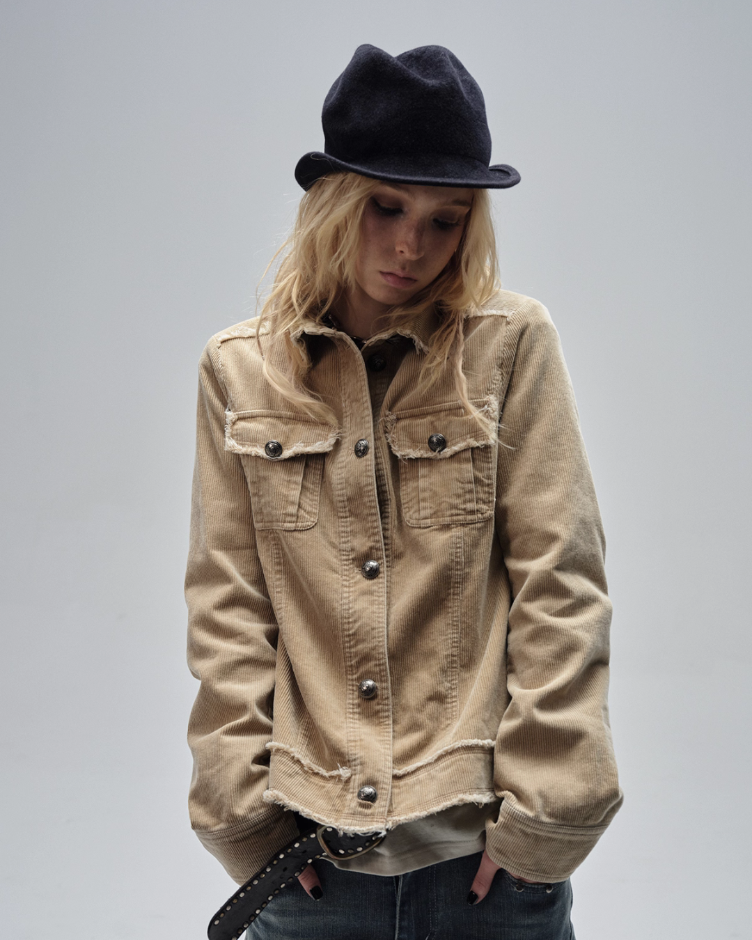 Vintage Corduroy Metal Buckle Jacket Vintage Corduroy Metal Buckle Jacket