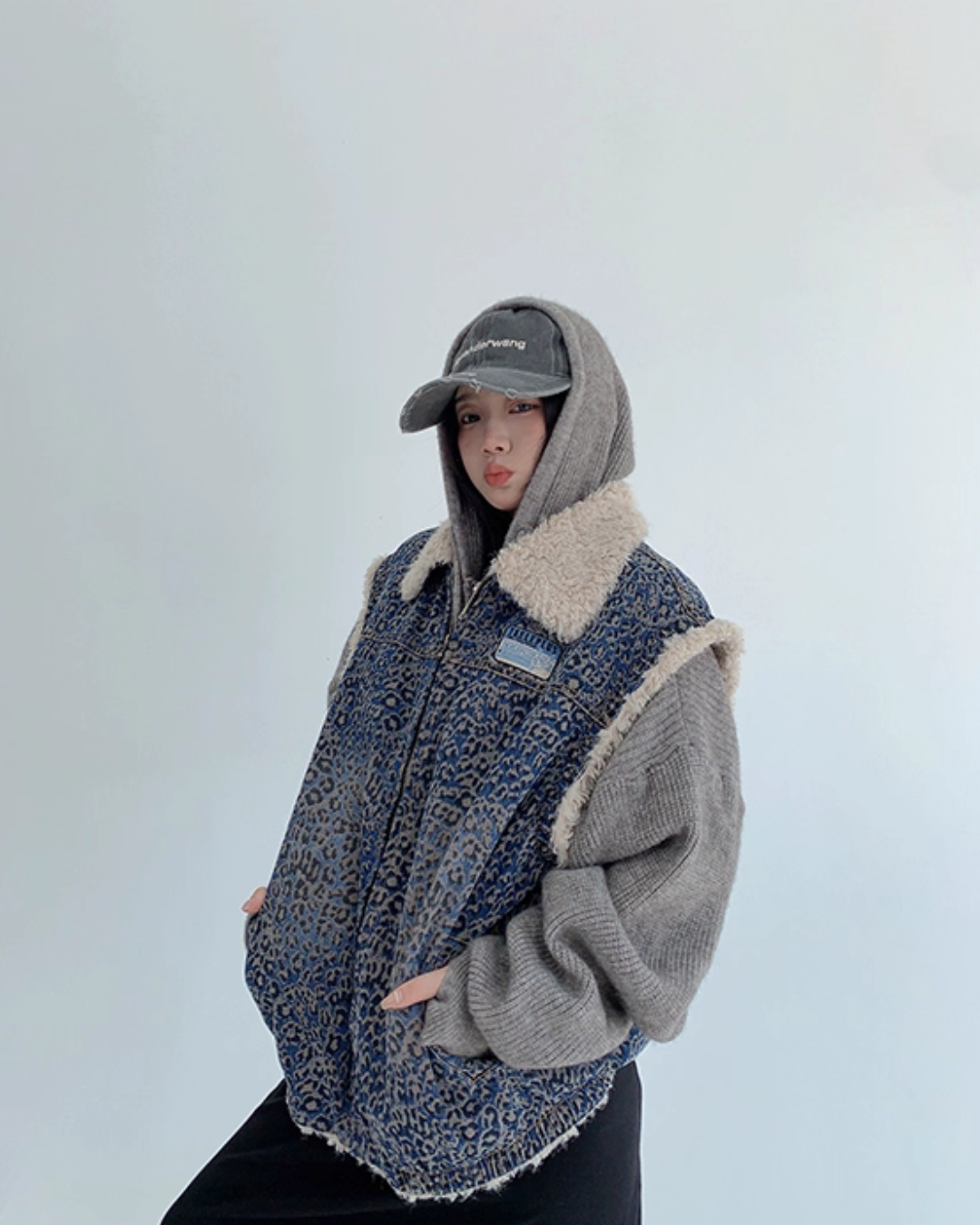 Vintage Denim Sherpa Vest Vintage Denim Sherpa Vest