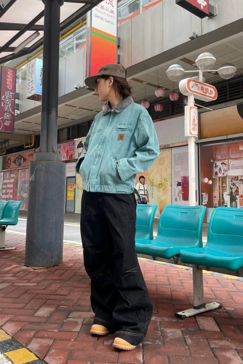Vintage Denim Work Jacket