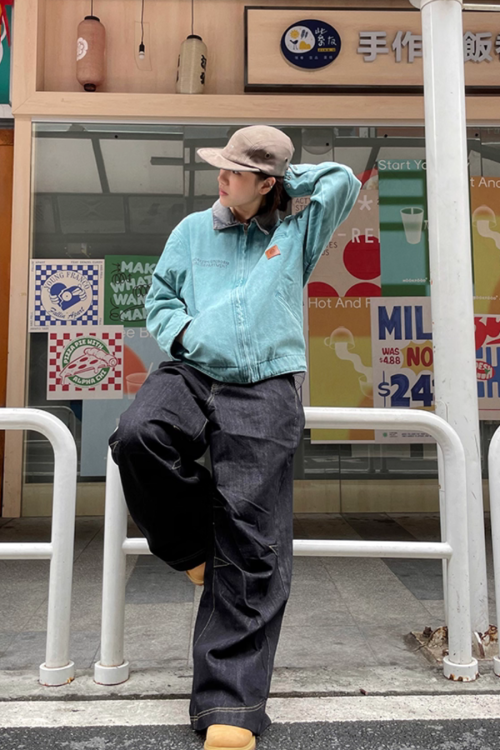 Vintage Denim Work Jacket