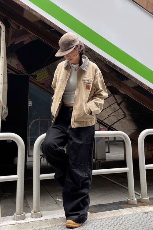 Vintage Denim Work Jacket