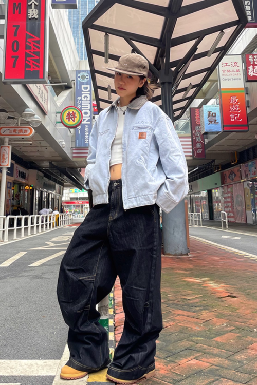 Vintage Denim Work Jacket