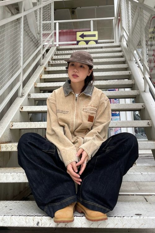 Vintage Denim Work Jacket