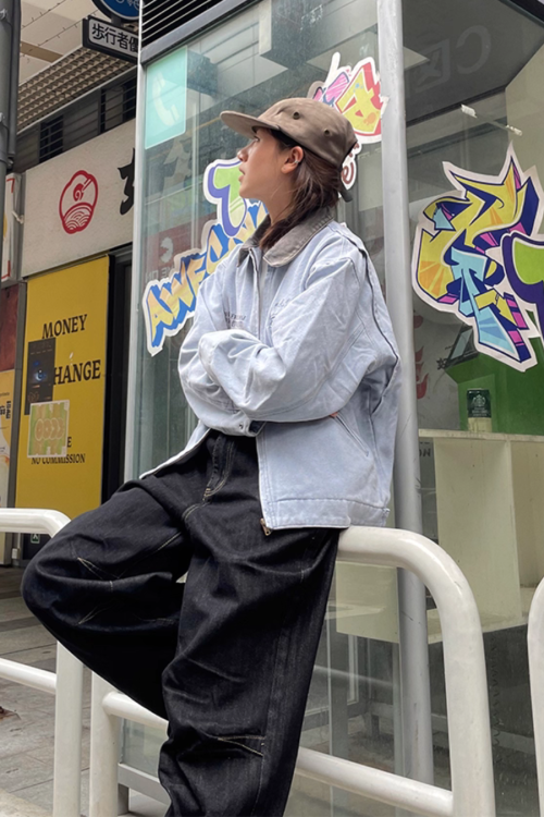 Vintage Denim Work Jacket