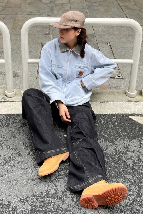 Vintage Denim Work Jacket