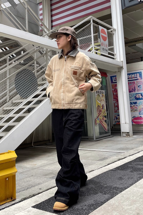 Vintage Denim Work Jacket