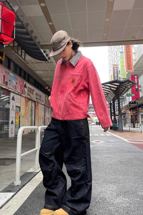 Vintage Denim Work Jacket