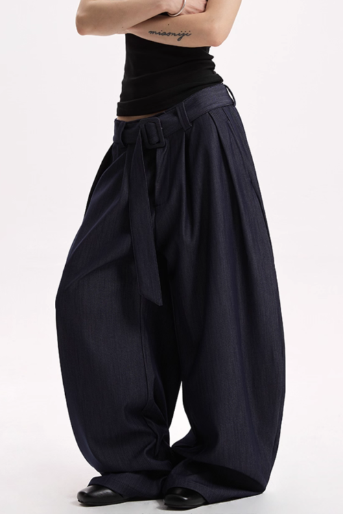 Vintage Drape Casual Pants