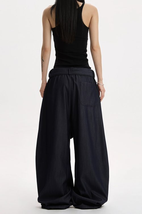 Vintage Drape Casual Pants