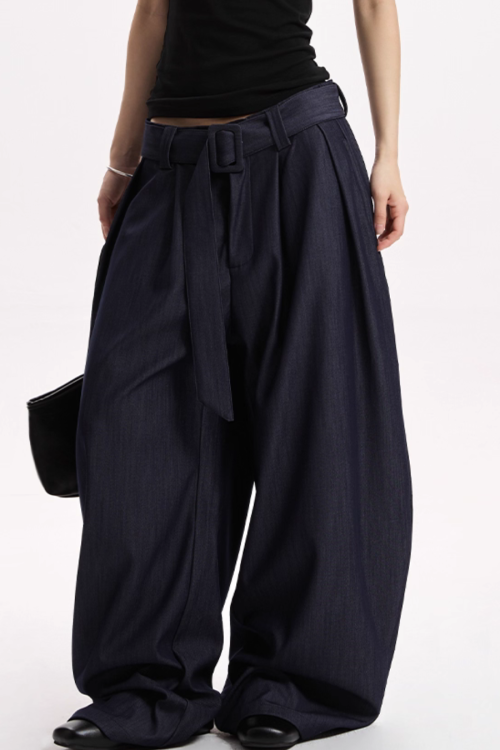 Vintage Drape Casual Pants