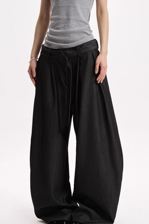 Vintage Drape Casual Pants