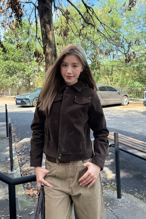 Vintage Faux Suede Jacket