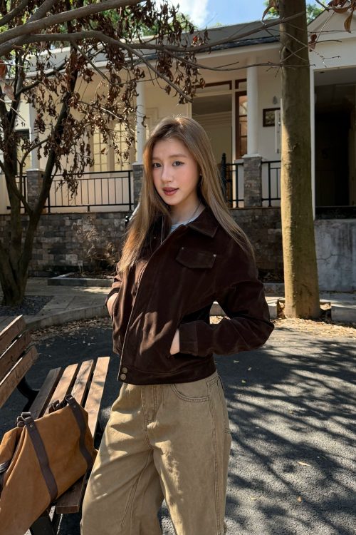 Vintage Faux Suede Jacket