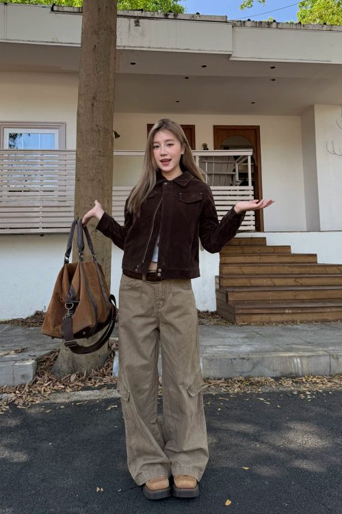 Vintage Faux Suede Jacket