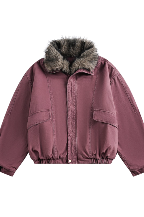 Vintage Fur Work Jacket