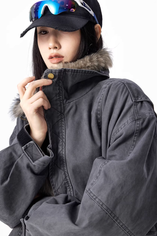 Vintage Fur Work Jacket