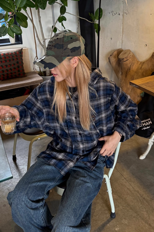 Vintage Hood Checkered Shirt