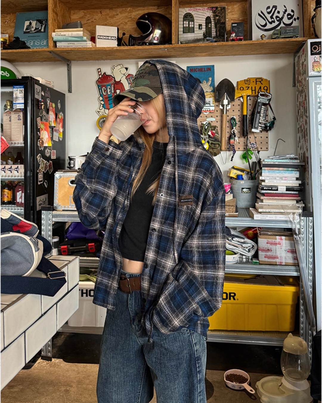 Vintage Hood Checkered Shirt Vintage Hood Checkered Shirt