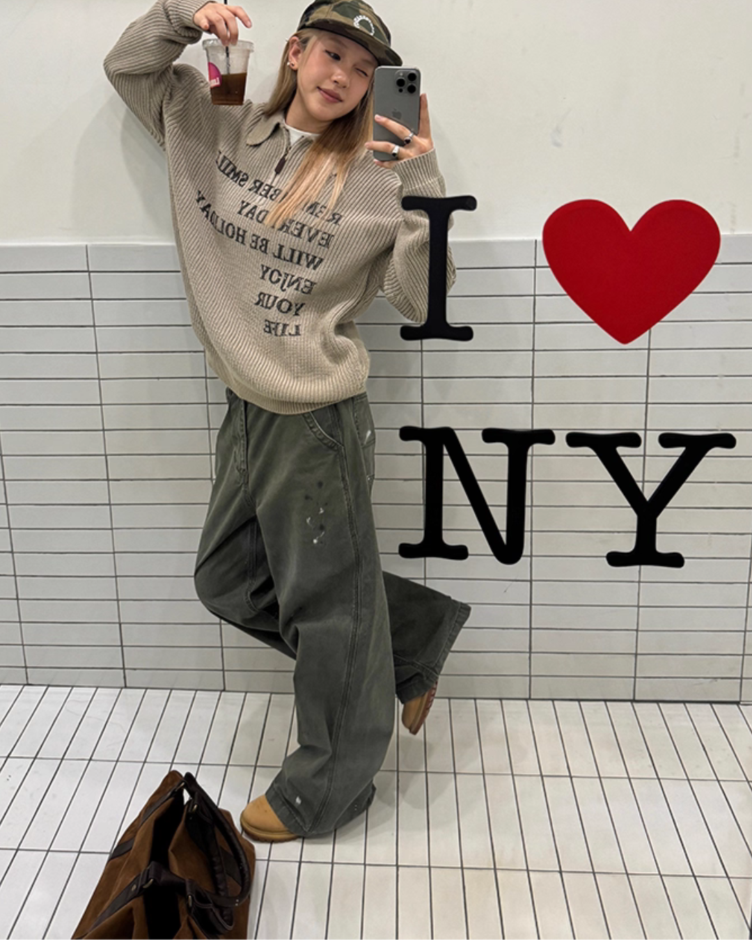 Vintage Ink Splash Cargo Pants Vintage Ink Splash Cargo Pants