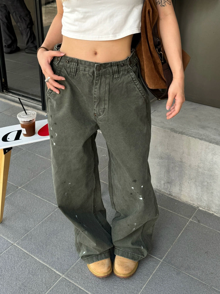 Vintage Ink Splash Cargo Pants Vintage Ink Splash Cargo Pants