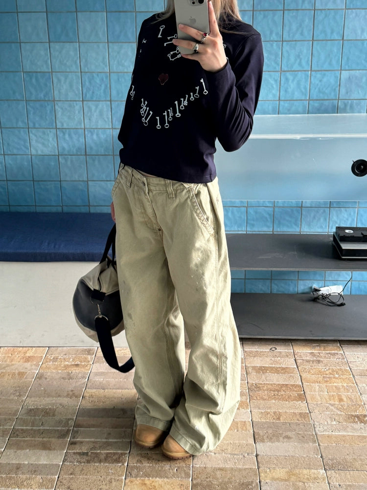 Vintage Ink Splash Cargo Pants Vintage Ink Splash Cargo Pants