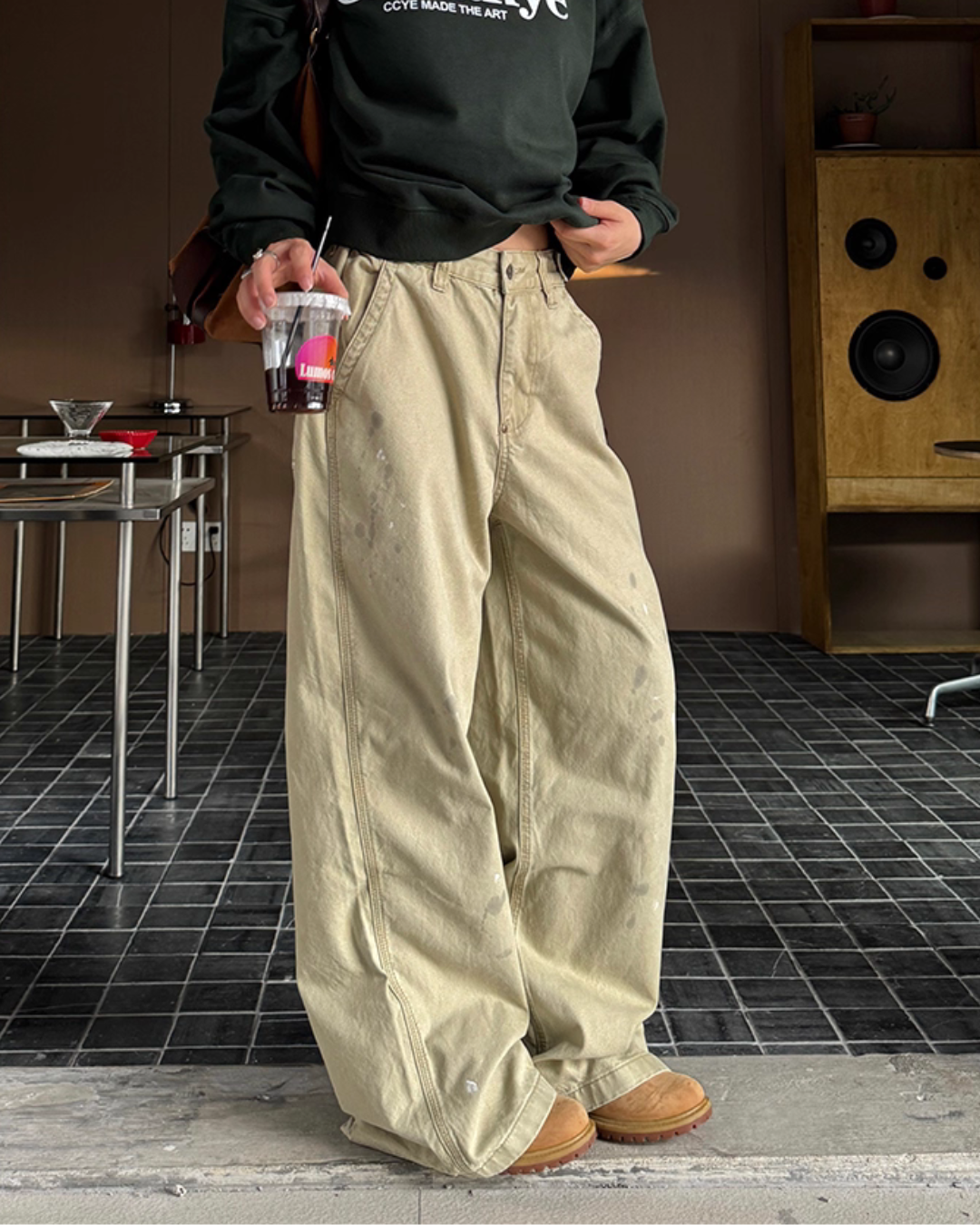 Vintage Ink Splash Cargo Pants Vintage Ink Splash Cargo Pants