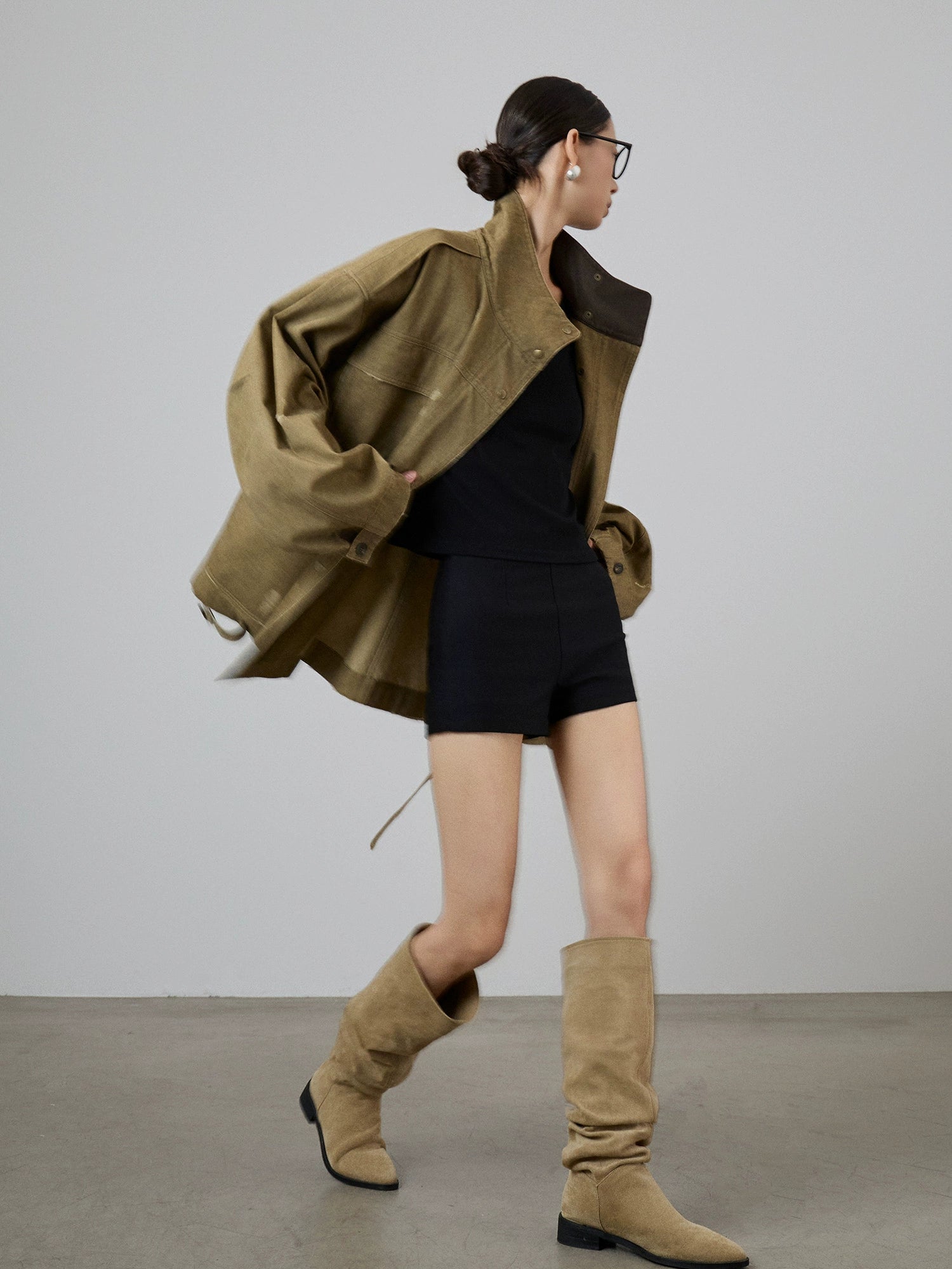 Vintage Leather Collar Jacket Vintage Leather Collar Jacket