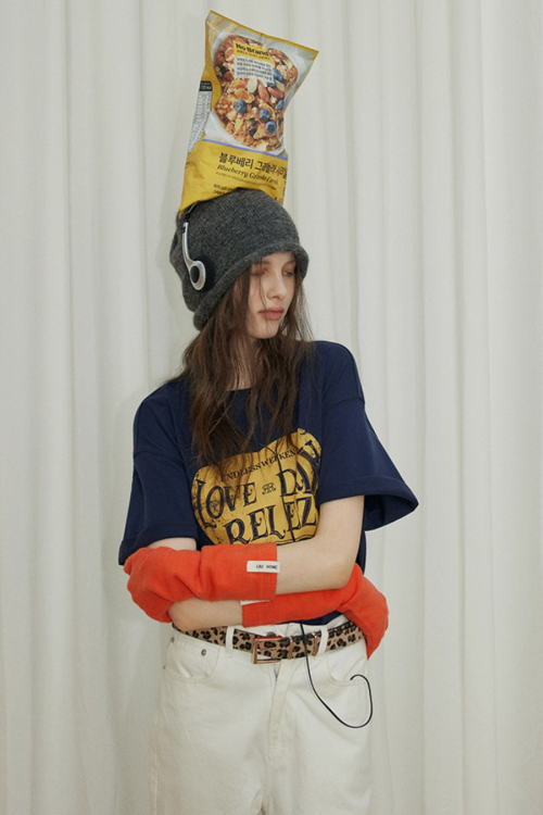 Vintage Letter Print T-Shirt