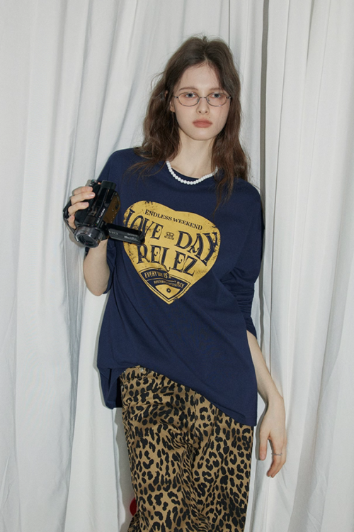 Vintage Letter Print T-Shirt