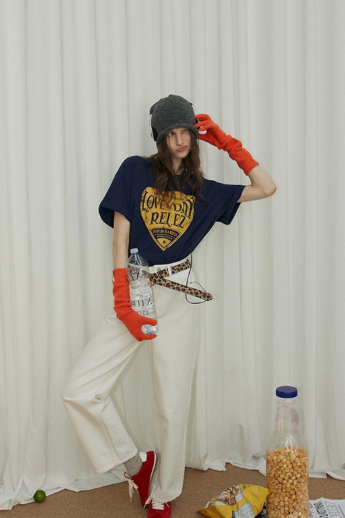 Vintage Letter Print T-Shirt