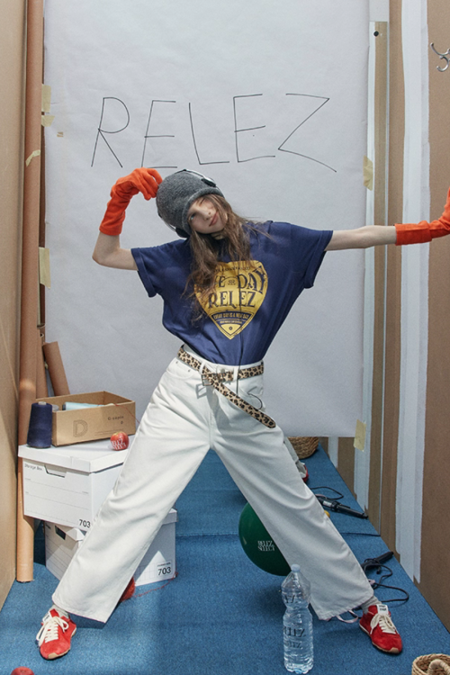 Vintage Letter Print T-Shirt