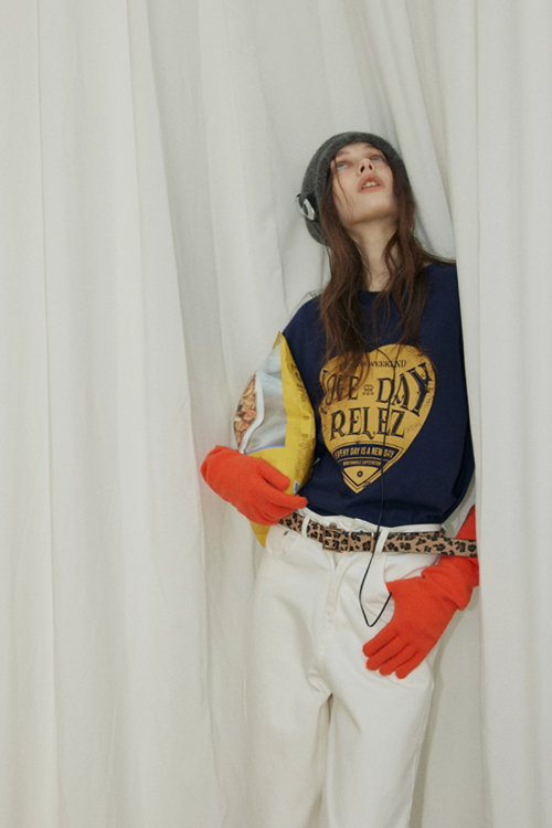 Vintage Letter Print T-Shirt