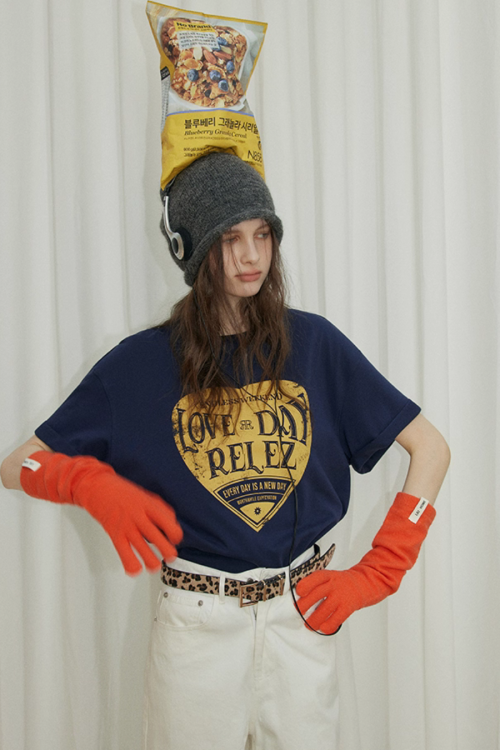 Vintage Letter Print T-Shirt