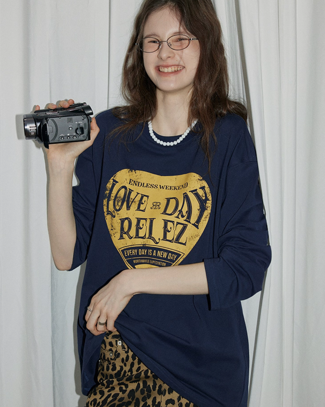 Vintage Letter Print T-Shirt Vintage Letter Print T-Shirt