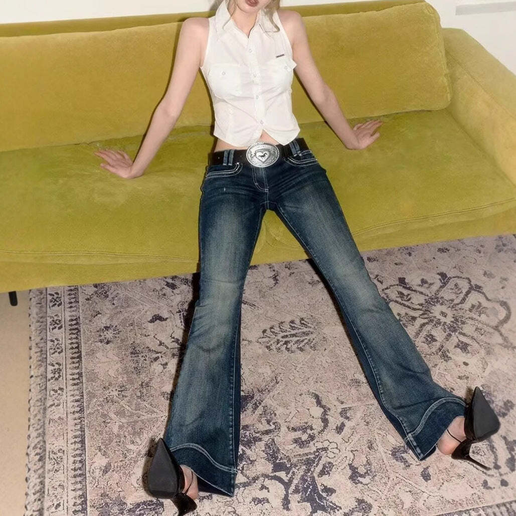 Vintage Low Rise Slim Bootcut Jeans Vintage Low Rise Slim Bootcut Jeans