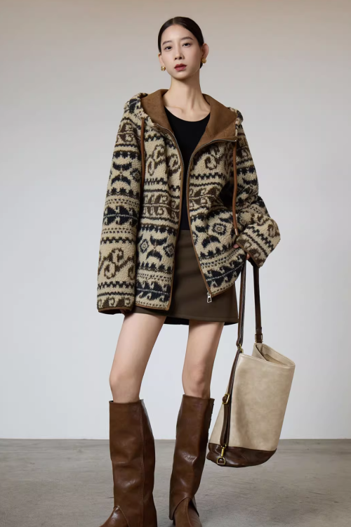 Vintage Nomadic Wool Hoodie