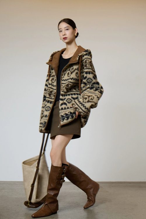 Vintage Nomadic Wool Hoodie