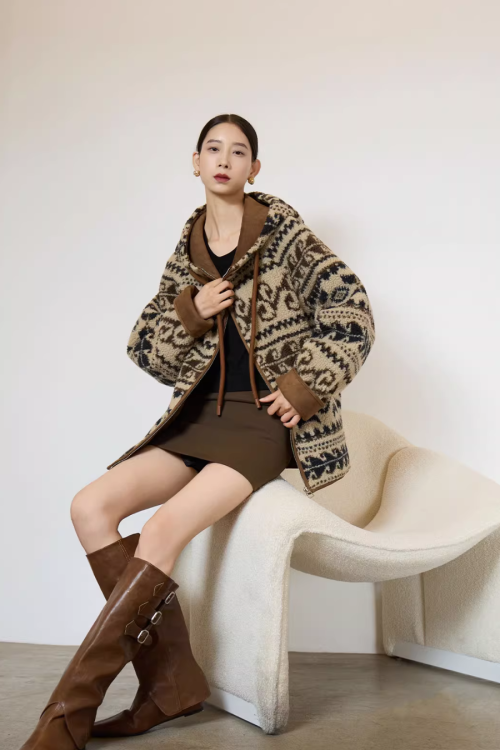 Vintage Nomadic Wool Hoodie