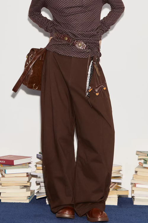 Vintage Oversized Biker Jacket / Cargo Pants / Half Skirt