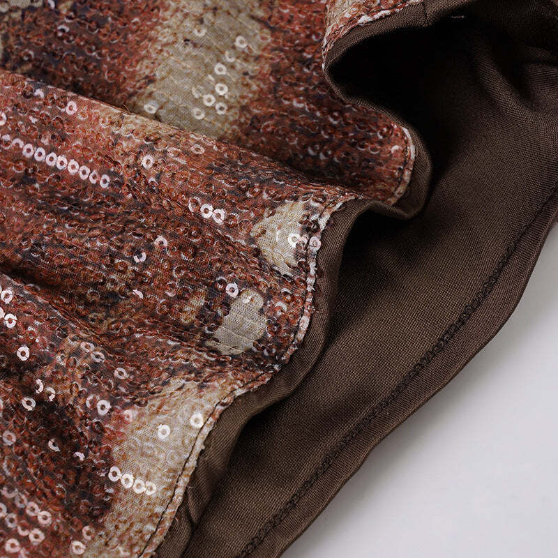 Vintage Snakeskin Sequin Low Waist Shorts Vintage Snakeskin Sequin Low Waist Shorts