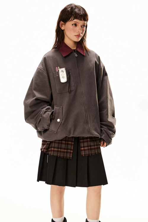 Vintage Style Work Blouson