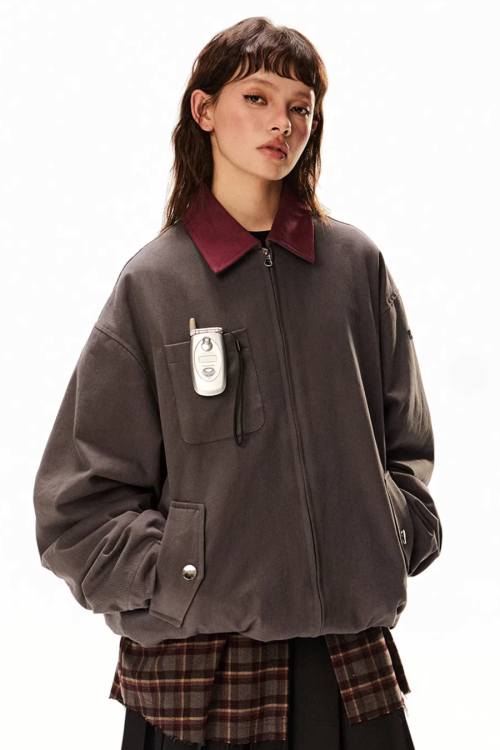 Vintage Style Work Blouson