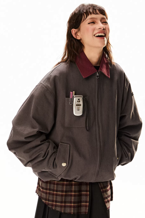 Vintage Style Work Blouson